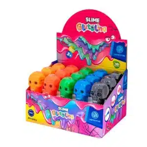 Gelly Slime In Plastic Skull, 100g