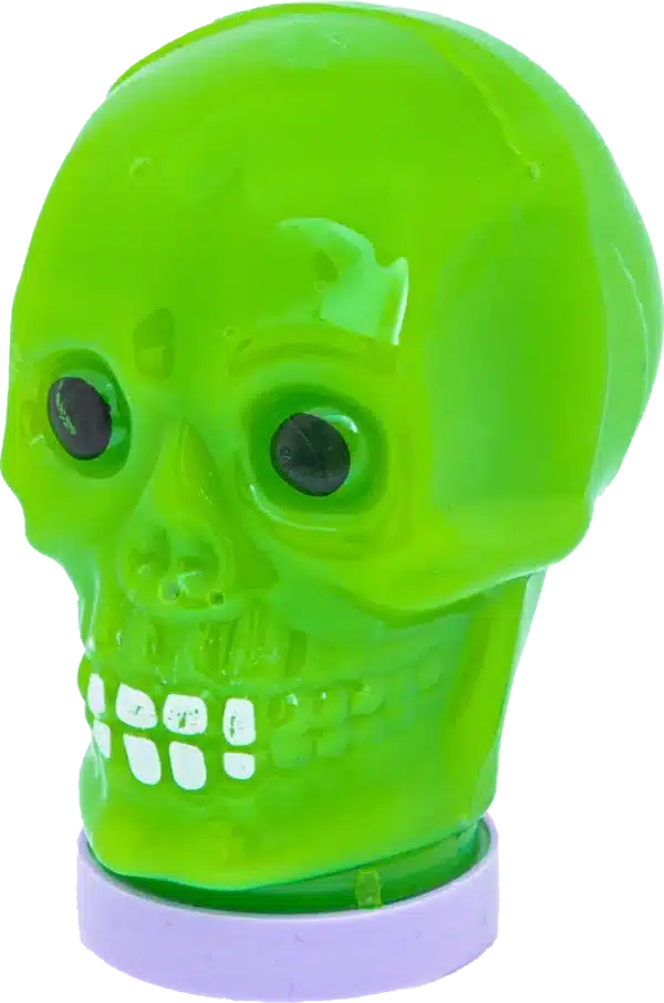 Gelly Slime In Plastic Skull, 100g - Image 2