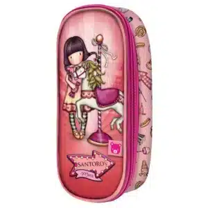 Oval Pencil Case Gorjuss™ Fairground - Carousel
