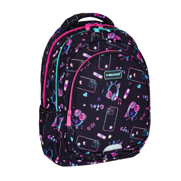 Head Backpack Girl Go!