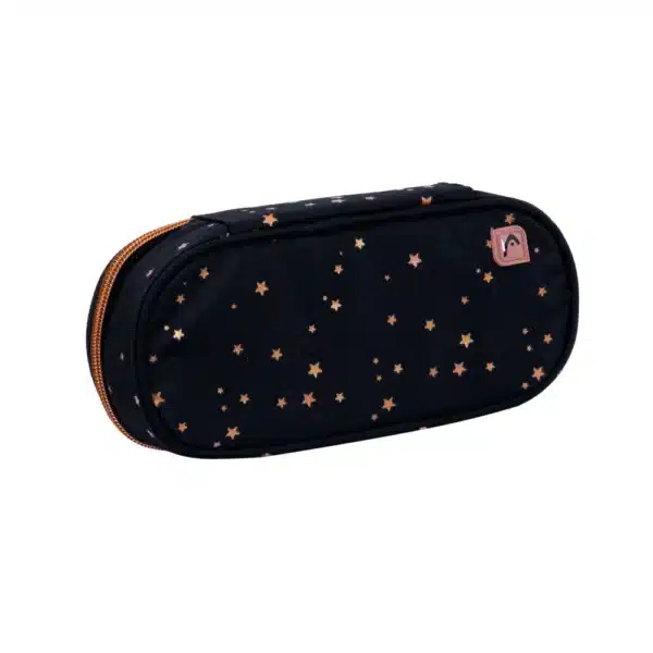 Head Oval Pencil Case Classy Gold - Image 2
