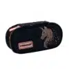 Head Oval Pencil Case Classy Gold