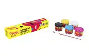 Jovi Poster Paint x5 Tubs 35ml + paint brush
