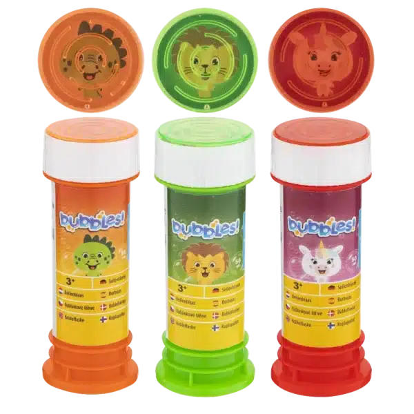 Bubble Solution 50ml, 3 Assorted