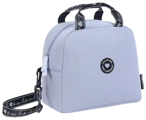 Lunchbag Miss Lemonade Diamond Grey