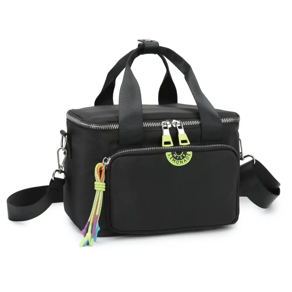 Lunchbag Miss Lemonade Assorted - Black or Grey - Eurocity