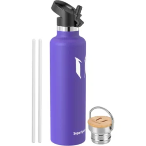 Super Sparrow Vacuum Insulated Stainless Steel Water Bottle 1000ml Lavander