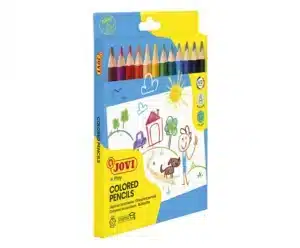 Jovi Thick Triangular Pencil Colours - 12 Pack
