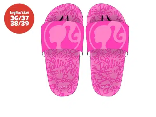 Slide Cartoon Barbie