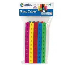 Interlocking Snap Cubes - Set Of 100
