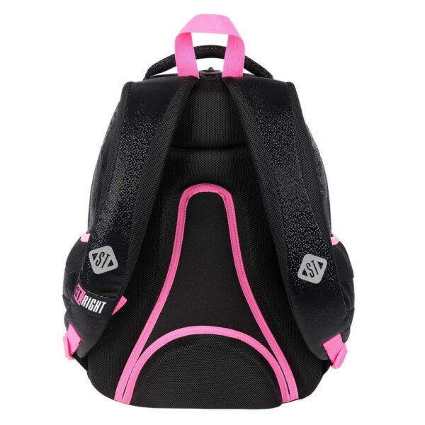 ST.Right Backpack 4 Compartments BP-06 Black Glitter - Image 2