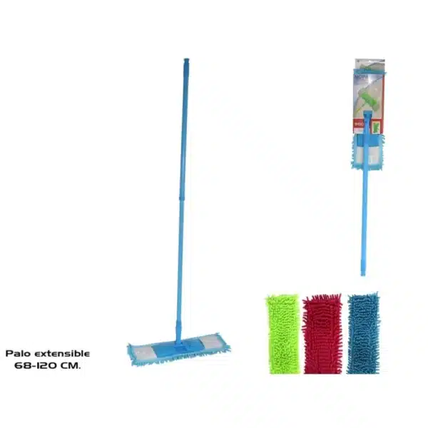 Microfibre Mop 40cm With Extendible Rod 68-120cm