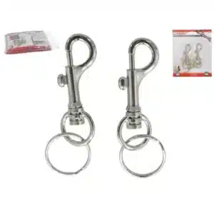 Carabiner Keyring x2 5.5cm