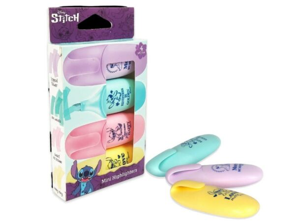 Stitch Mini Highlighters 4-Pack