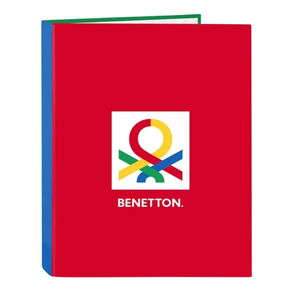 Benetton A4 Cardboard 4 Ring File