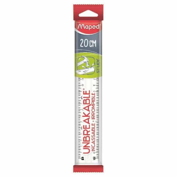 Maped Study Unbreakable 20cm Ruler