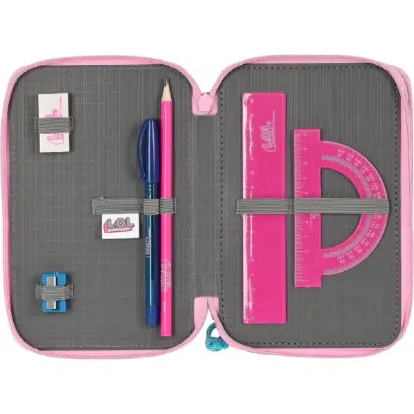 Triple Filled Pencil Case 36 Pieces LOL Surprise - Image 3