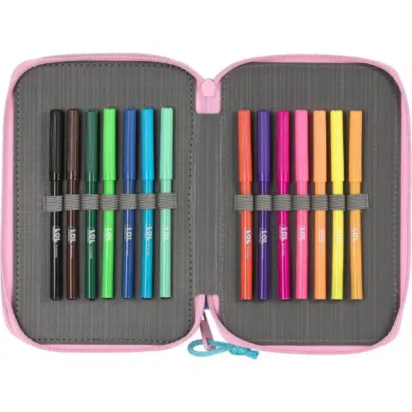 Triple Filled Pencil Case 36 Pieces LOL Surprise - Image 4