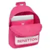 Benetton Backpack 41cm "Raspberry" - Image 4
