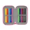 Double Filled Pencil Case 28 Pieces Barbie "Girl" - Image 4
