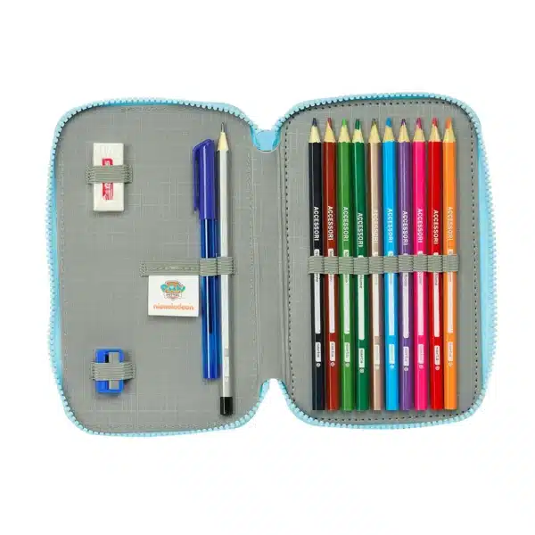 Double Filled Pencil Case 28 Pieces Paw Patrol "Pups Rule" - Image 3