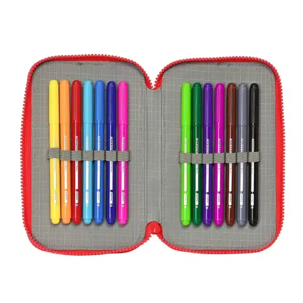 Double Filled Pencil Case 28 Pieces Sonic - Image 4