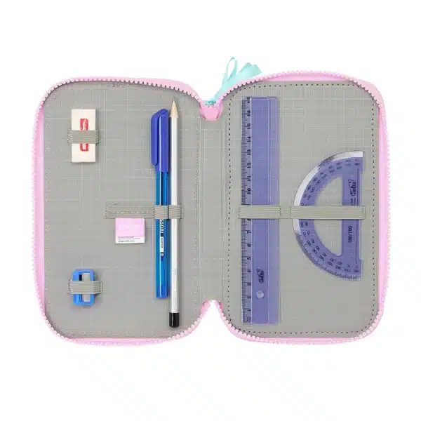 Triple Filled Pencil Case 36 Pieces Frozen "Cool Days" - Image 3