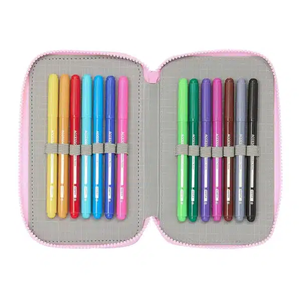 Triple Filled Pencil Case 36 Pieces Frozen "Cool Days" - Image 5