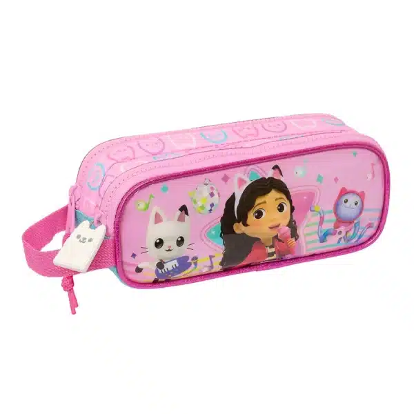 Double Pencil Case Gabby's Dollhouse "Party"
