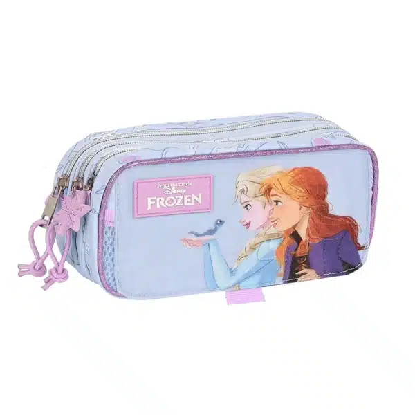 Large Triple Pencil Case Frozen "Believe"