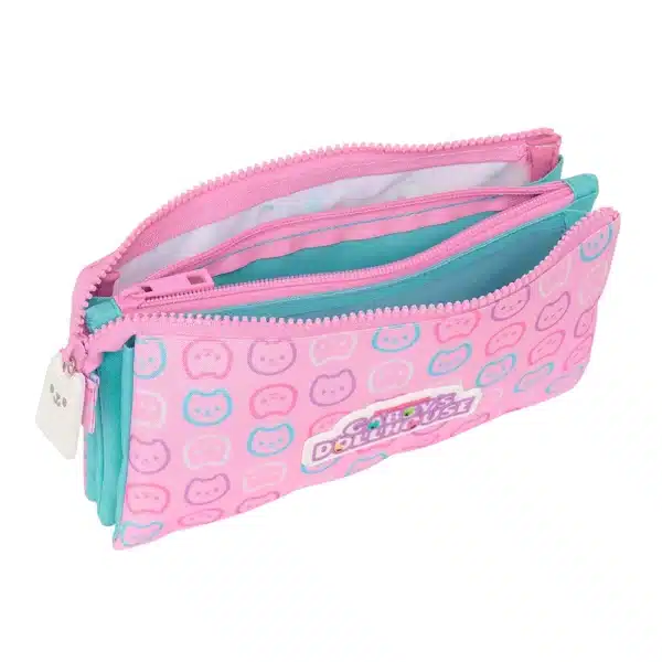 Triple Pencil Case Gabby's Dollhouse "Party" - Image 3