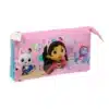 Triple Pencil Case Gabby's Dollhouse "Party"