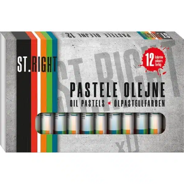 ST.Right Oil Pastels 12 Colors
