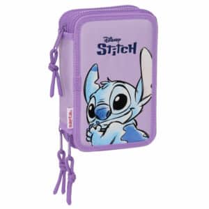 Triple Filled Pencil Case 36 Pieces Stitch "Sweet"