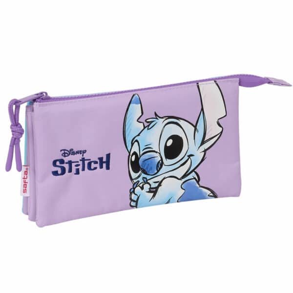 Triple Pencil Case Stitch "Sweet"