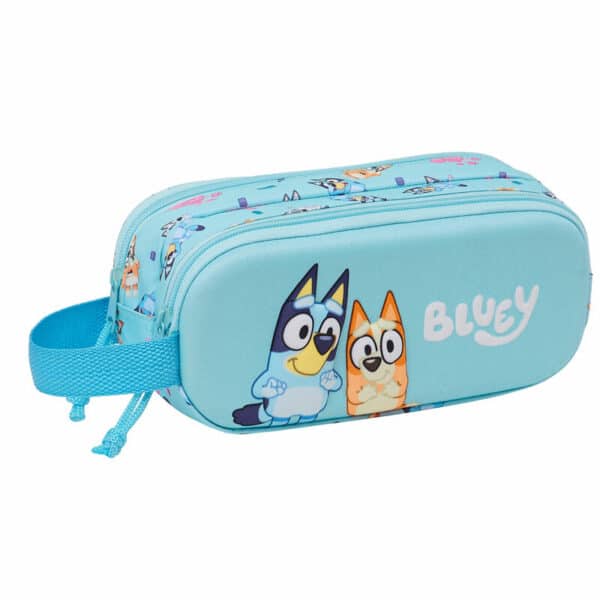 3D Double Pencil Case Bluey