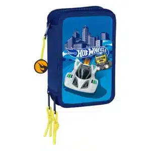 Triple Filled Pencil Case 36 Pieces Hot Wheels "Sonny"