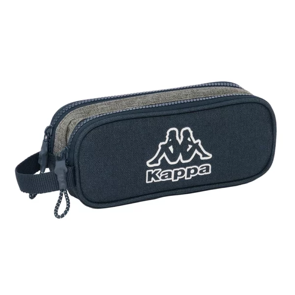 Double Pencil Case Kappa "Dark Navy"