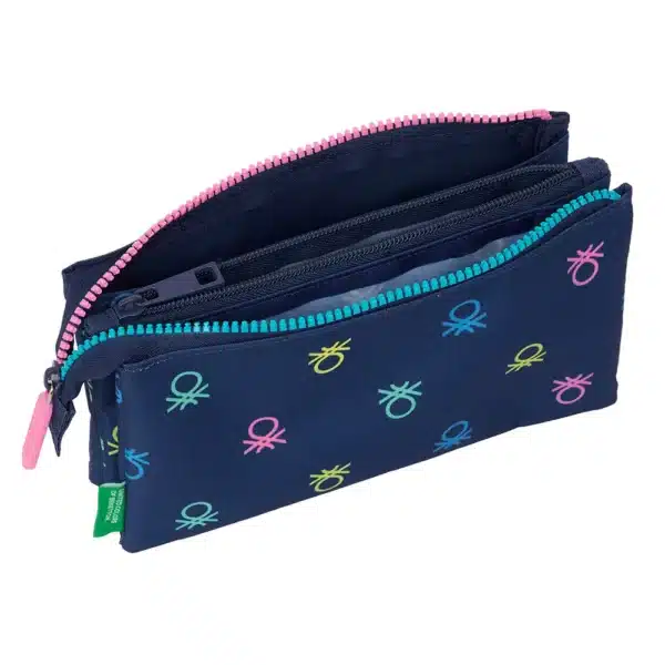 Triple Pencil Case Benetton "Cool" - Image 2