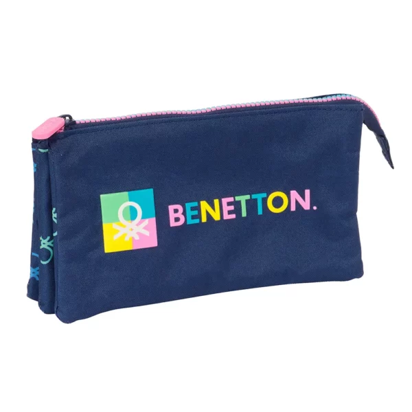 Triple Pencil Case Benetton "Cool"