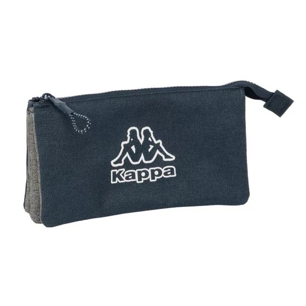 Triple Pencil Case Kappa "Dark Navy"