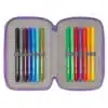 Triple Filled Pencil Case 36 Pieces Hot Wheels "Sonny" - Image 2