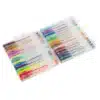 30 Assorted Gel Pens In Carry Case: 12 Glitter, 12 Neon - Image 2