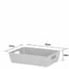 Studio Basket 4.01 Rectangular Cool Grey - Image 2