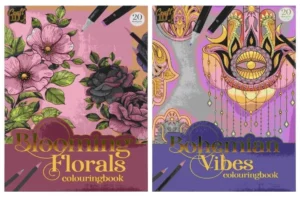 Colouring Book, A4, 20 Sheet ,250 Gsm, 2 Assorted models