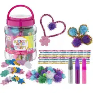 Bucket With Craft - Pink