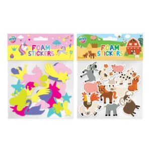 Moxy Foam Stickers Unicorn & Farm - 2 Assorted