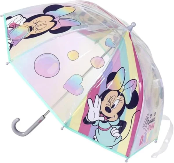 Minnie Mouse PVC Manual Bubble Umbrella