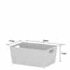 Studio Basket 4.02 Rectangular Cool Grey - Image 2