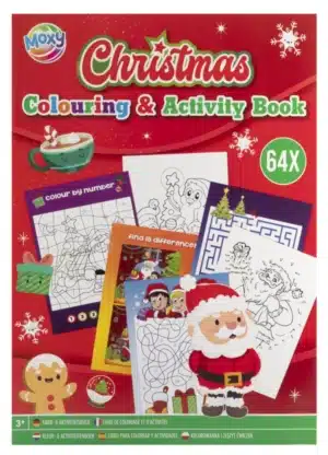 Christmas Colouring & Activity Book, A4 size, 64 Pages